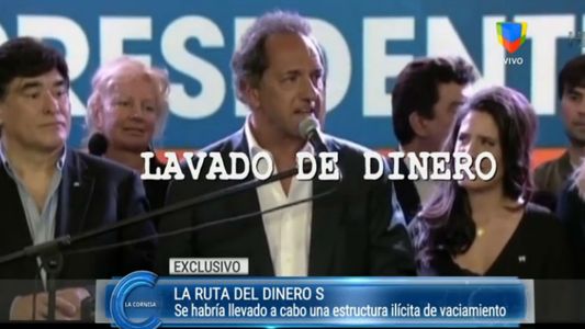 La ruta del dinero Scioli: Fuerte informe