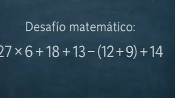 Desafío matemático: una mente brillante lo resuelve en menos de 10 segundos