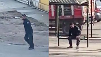 Tras la difusión de un video, investigan si un policía bonaerense fue borracho a trabajar