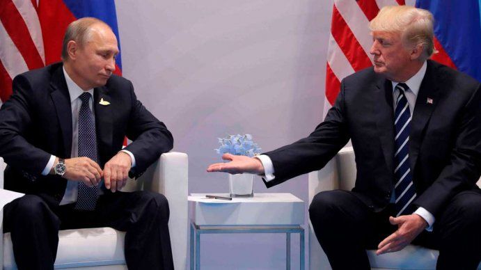 Camino hacia Argentina, Trump canceló su reunión con Putin por las crisis en Ucrania
