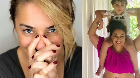 María Julia Oliván desafió los cuerpos hegemónicos y se animó a mostrar su pancita