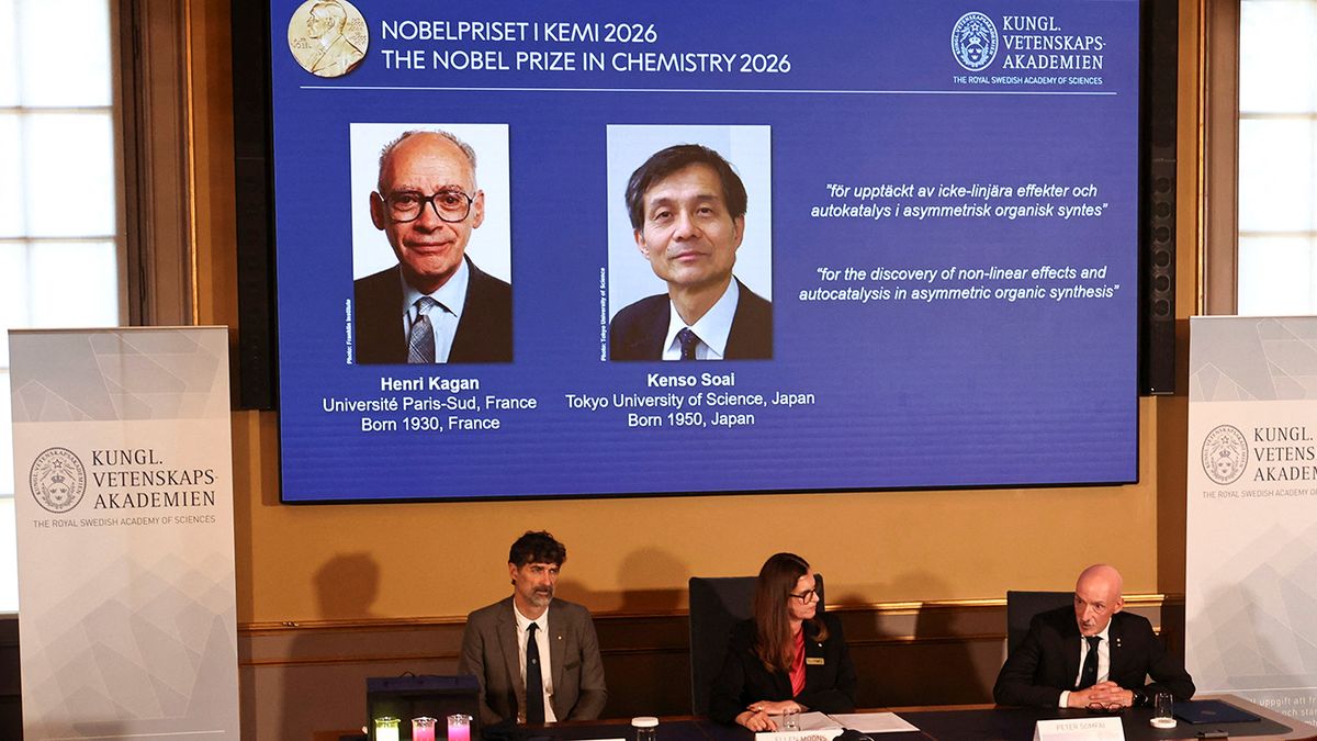 Kagan y Soai ganan el Nobel de Qu&iacute;mica por su trabajo sobre el espejo molecular &uacute;nico. (Foto: Reuters)