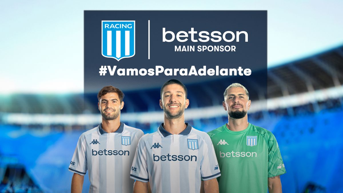 Betsson fortalece su alianza con Racing y se convierte en su patrocinador principal