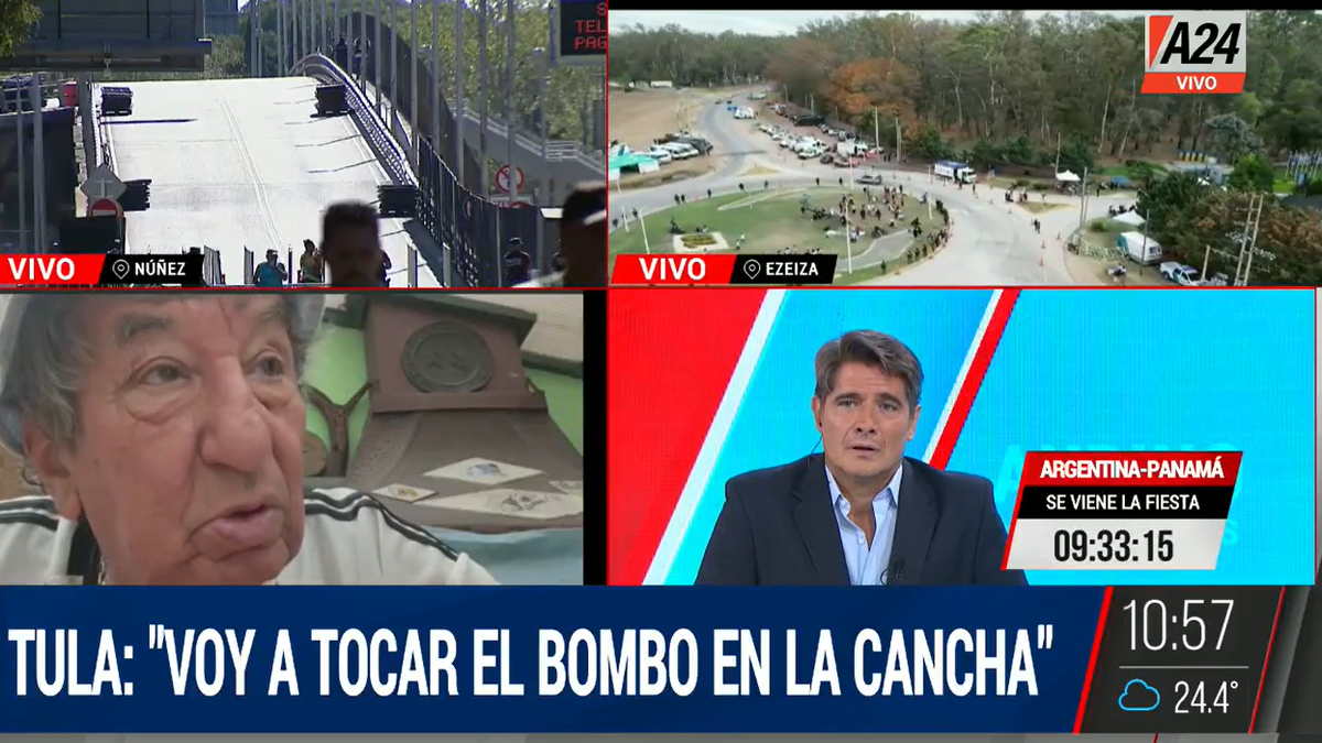 El Tula estará hoy en la fiesta de la Selección argentina tocando el bombo