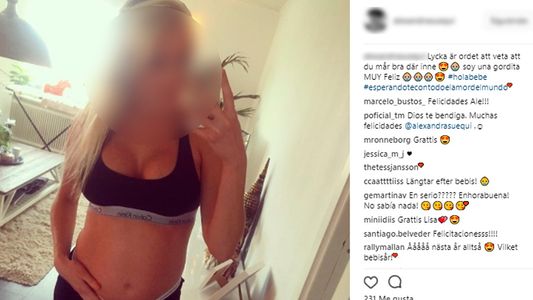 Anunció su embarazo con una tierna imagen y radicada en su país: ¿Quién es?