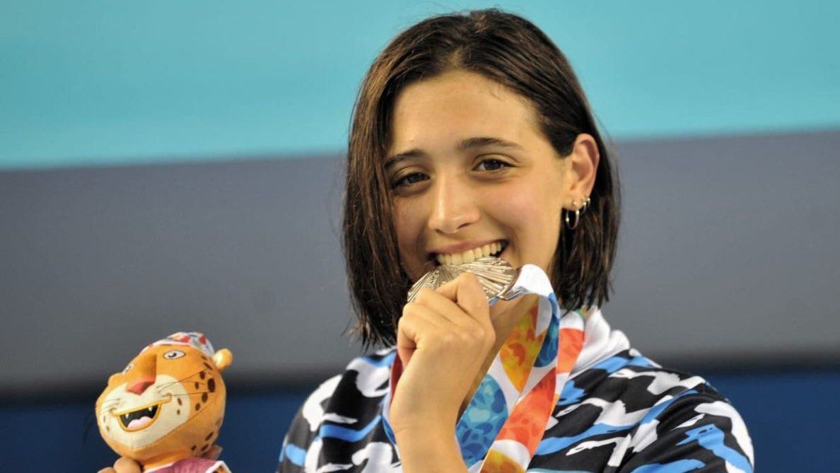 Natación: Pignatiello volvió a brillar y ganó su segunda medalla de plata en los Juegos Olímpicos de la Juventud
