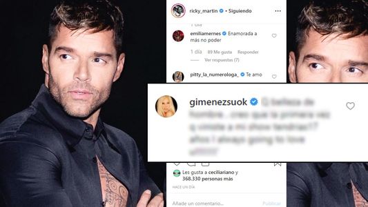 Susana Giménez le dedicó otro piropo caliente a Ricky Martin