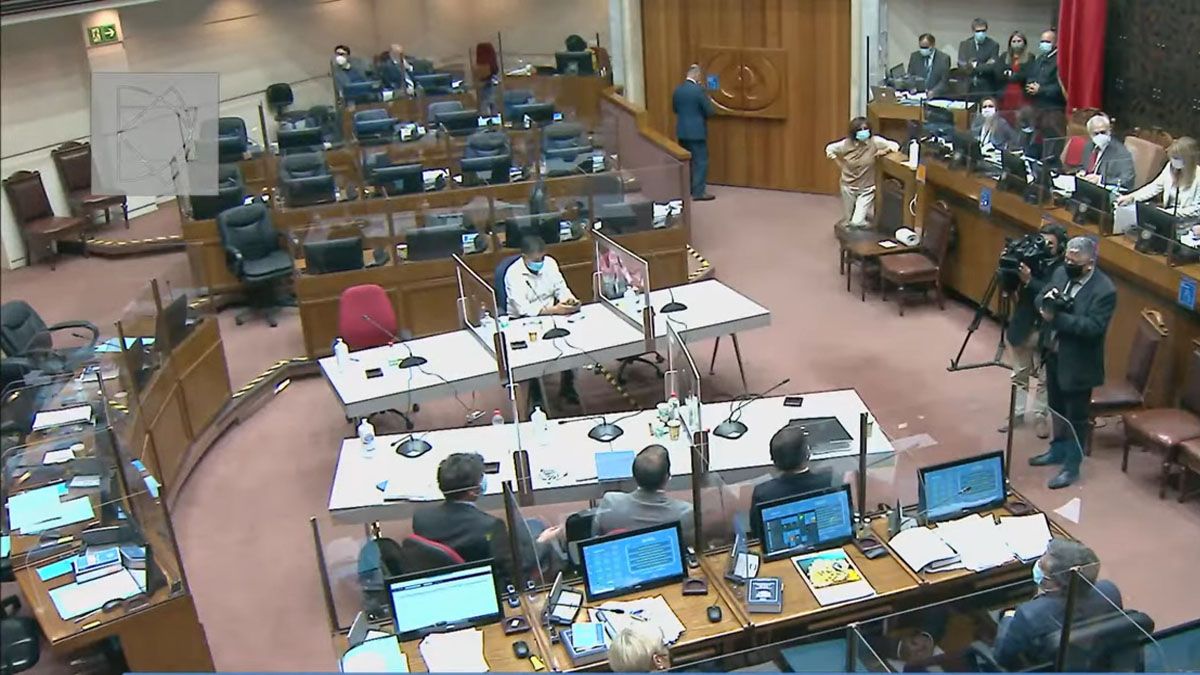 El plenario de la cámara de Senadores no logró aprobar el juicio político del presidente Sebastián Piñera (Foto: Senado de Chile)