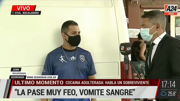 El impactante testimonio de un sobreviviente a la droga envenenada: Hay que dejar de joder con esta porquería