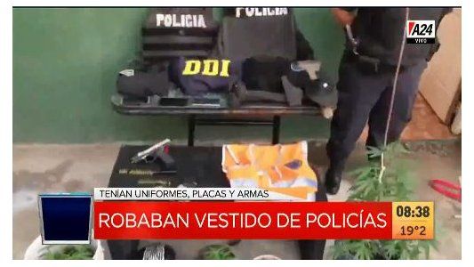 Glew: cayó una banda que se hacía pasar por policias para robar