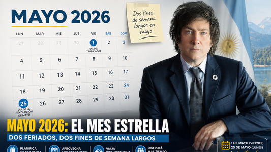 Oficializaron los feriados de mayo: decretaron un nuevo doble fin de semana largo para todo el país