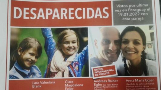Interpol busca en Paraguay a dos nenas alemanas que fueron robadas por sus papás antivacunas