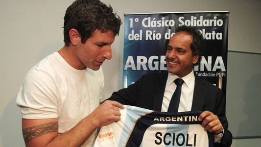 Daniel Scioli estuvo en el partido de la Fundación PUPI