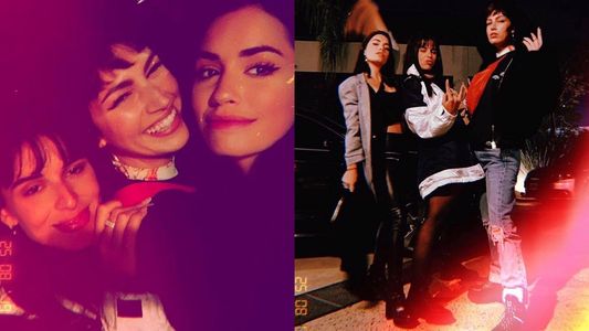 Lali Espósito y Úrsula Corberó, de fiesta en la noche porteña