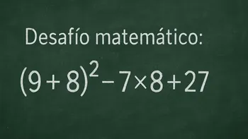 Desafío matemático: casi nadie lo resuelve antes de los 10 segundos