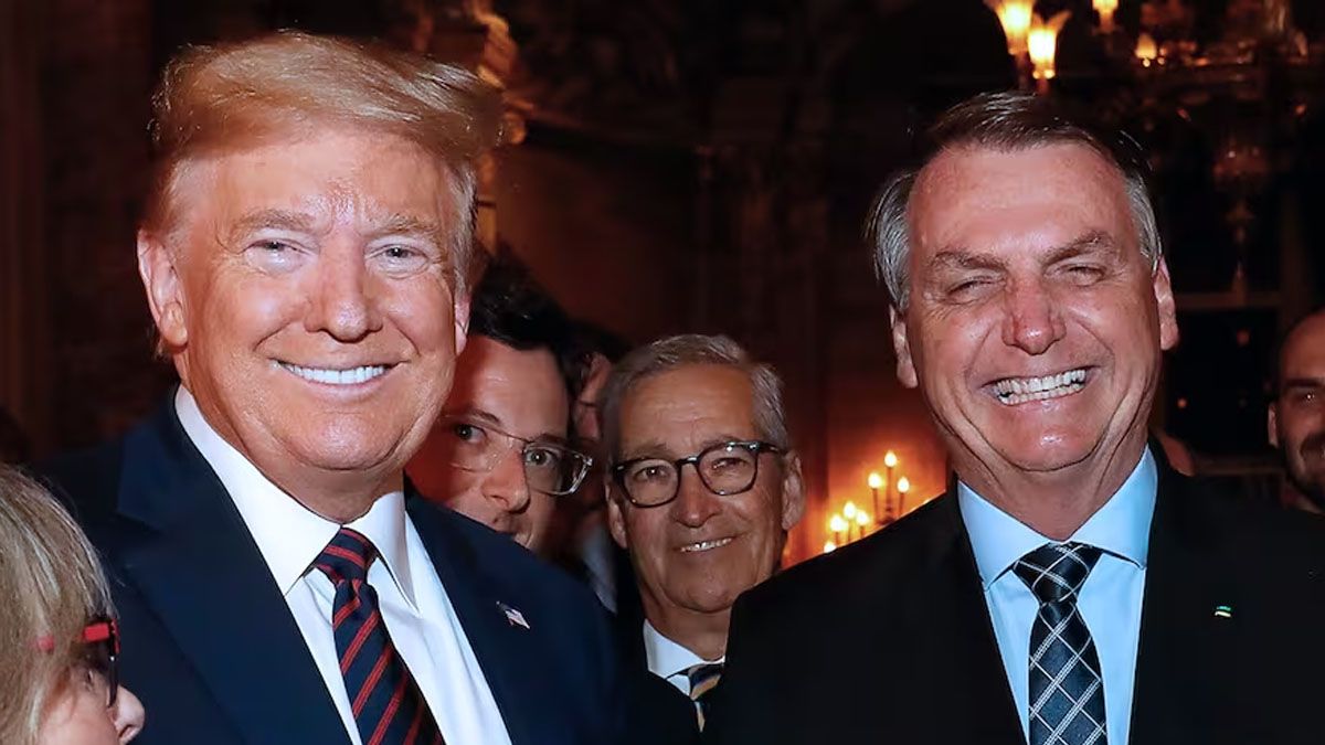 Donald Trump y Jair Bolsonaro. ¿Habrá que sumar a Javier Milei? (Foto: gentileza Sol de México).