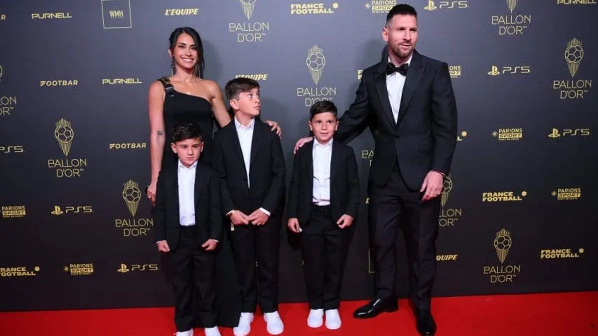 Lionel Messi y su familia