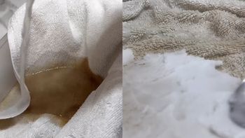 Mostró el truco definitivo para sacar manchas difíciles de cualquier tela y se volvió viral