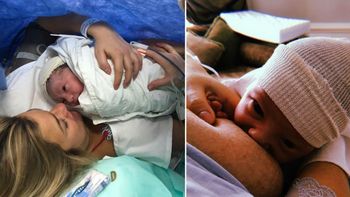 La imagen más tierna de Ailén Bechara amamantando a su hijo Francisco