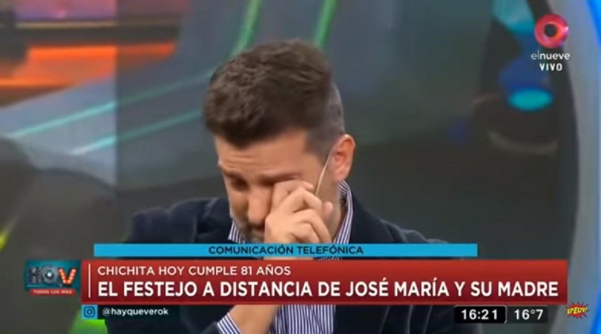 Listorti se quebró al aire al escuchar a su mamá: Tengo una ventaja: te veo todos los días por el televisor