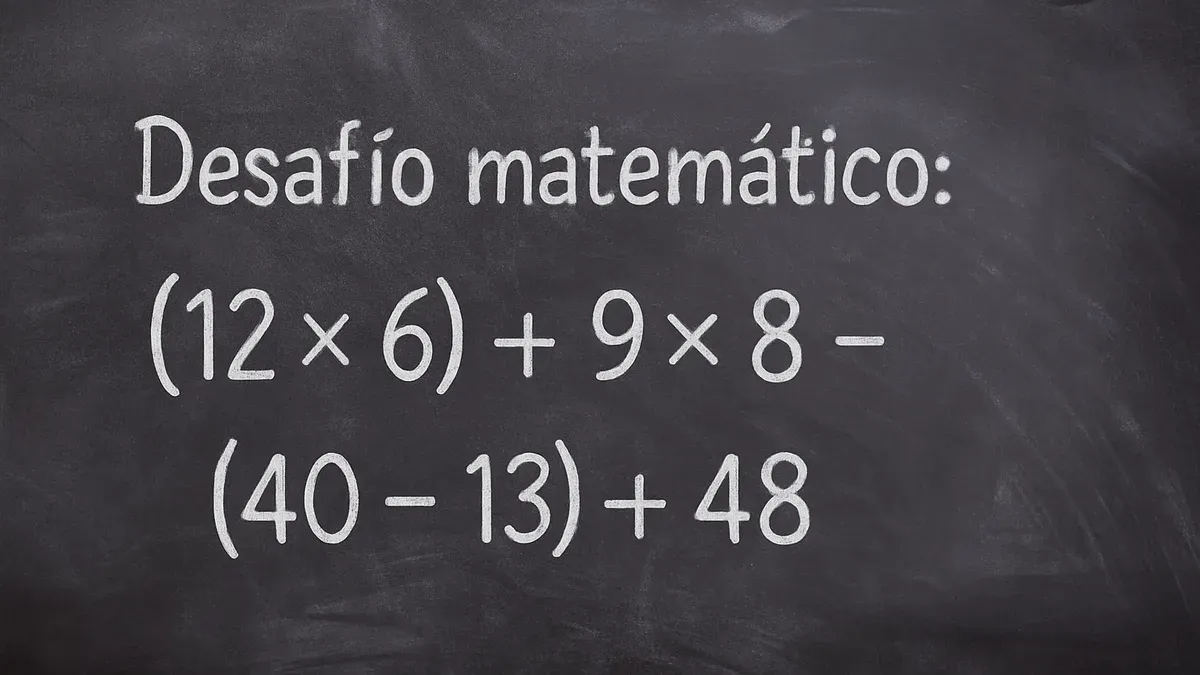 La regla esencial para resolver este desafío matemático es conocido como PEMDAS (por sus siglas en inglés) o jerarquía de operaciones.