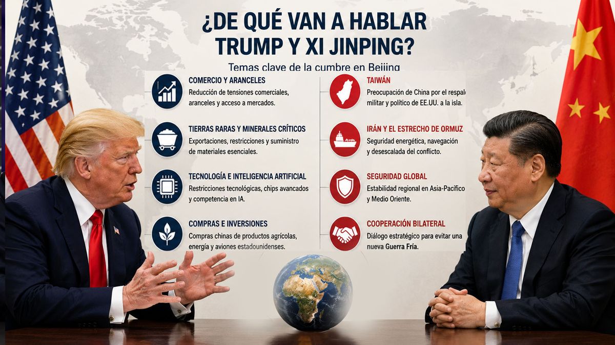 La agenda entre Xi jinping  y Trump con temas tan diferentes en las prioridades. (Foto: A24.com)