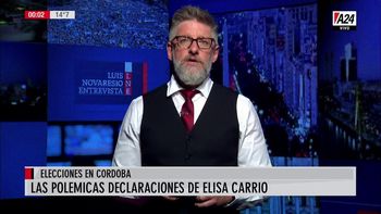 Novaresio reflexionó sobre los dichos de Carrió sobre De la Sota y contó qué le dijo la hija del ex Gobernador