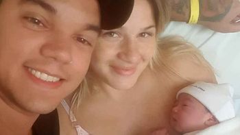 Nació Roma, la hija de Brian Lanzelotta