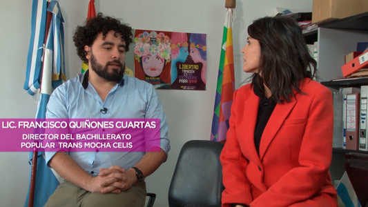 Pamela David mostró la intimidad del primer bachillerato popular trans Mocha Celis