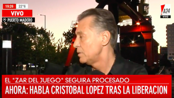 Habló Cristóbal López tras salir de la cárcel: “No estuve preso, estuve secuestrado”