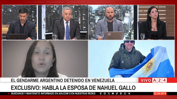 La esposa del gendarme Nahuel Gallo: No tenemos información actualizada de cómo están los centros de detención