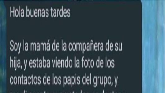Para evitar problemas con los esposos: el desubicado pedido de una mujer al papá de una compañera de su hija