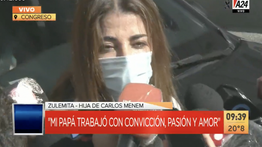 Zulemita: Mi papá hizo las cosas por convicción, con pasión y, por sobretodo, por amor hacia su país