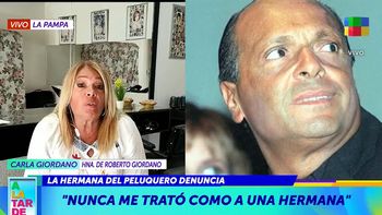 Fuerte denuncia de la hermana de Roberto Giordano: Él me maltrataba y...