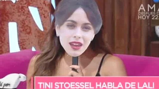 Lali Espósito imitó a Martina Stoessel en Cortá por Lozano