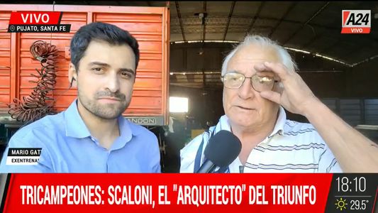 Mario Gatti, el primer entrenador de Scaloni: Nuestro hijo supo parar al equipo en la cancha