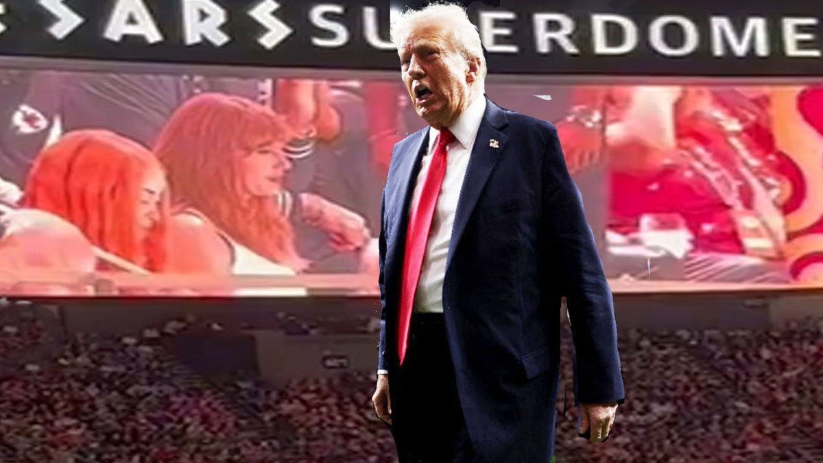 Trump llevó su enfrentamiento ideológico a la reacción del público con Taylor Swift en el Superbowl. (Foto: A24.com)