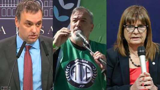El Gobierno cargó contra la protesta de ATE por los despidos: la advertencia de Patricia Bullrich