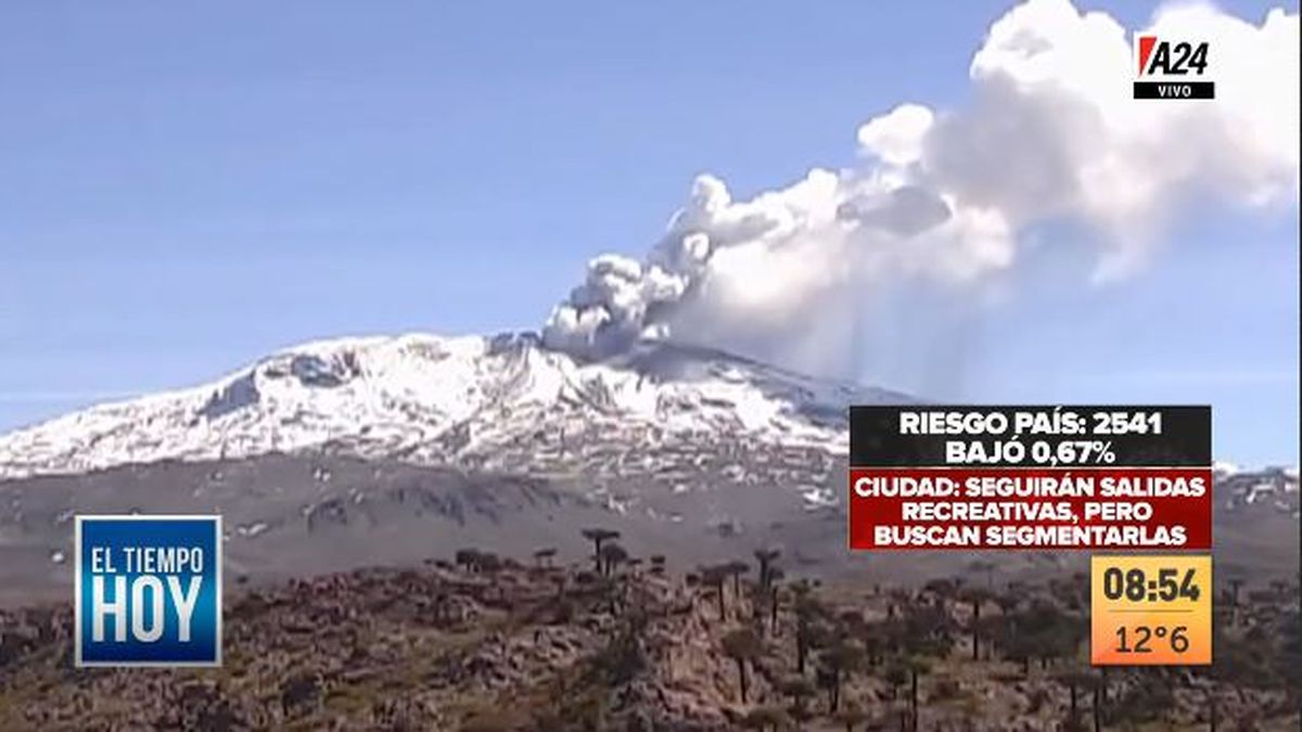 Alerta Por La Fuerte Actividad Del Volcan Copahue En Neuquen