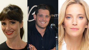 michael buble, el esposo de luisana lopilato... ¿le tiro onda a griselda siciliani?
