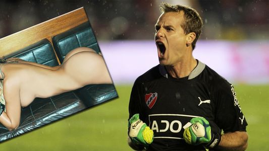 La noche hot de Pamela Sosa y el Ruso Rodríguez, arquero de Independiente