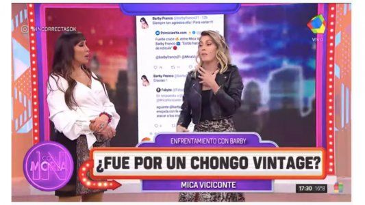 Mica Viciconte le contestó a Barby Franco tras la nota con PrimiciasYa.com