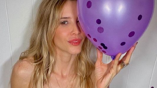 El íntimo cumpleaños de Guillermina Valdés: Muy feliz