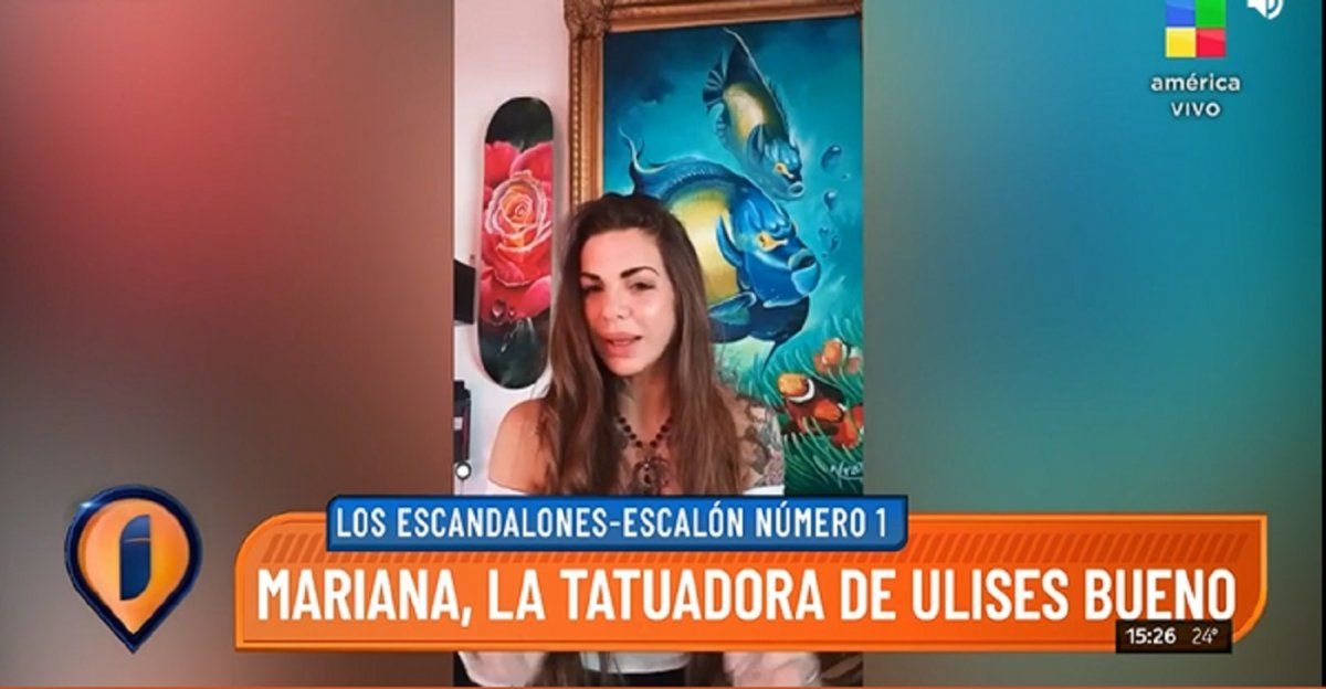 Habló la mujer que tatuó a Ulises Bueno en su parte íntima: Es...