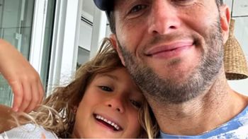Mila en una foto junto a su papá Tomás Yankelevich. (Foto: archivo).