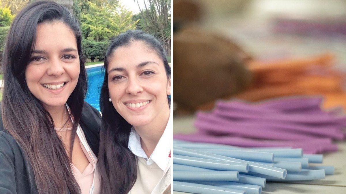 María Paula Recagno y su hermana