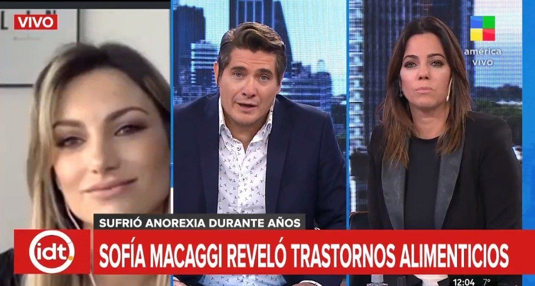 En primera persona: el duro relato de Sofía Macaggi sobre su trastorno de alimentación