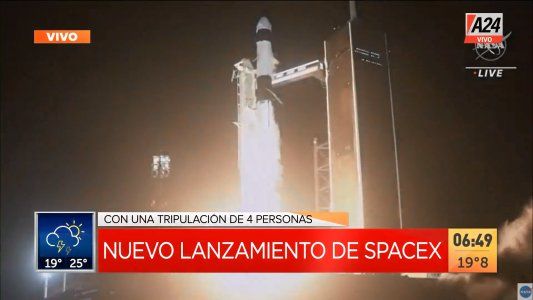 La NASA realizó un nuevo lanzamiento de Spacex