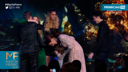 Martín Fierro 2019: Los 5 hijos de Tinelli le entregaron el premio homenaje por los 30 años de tv