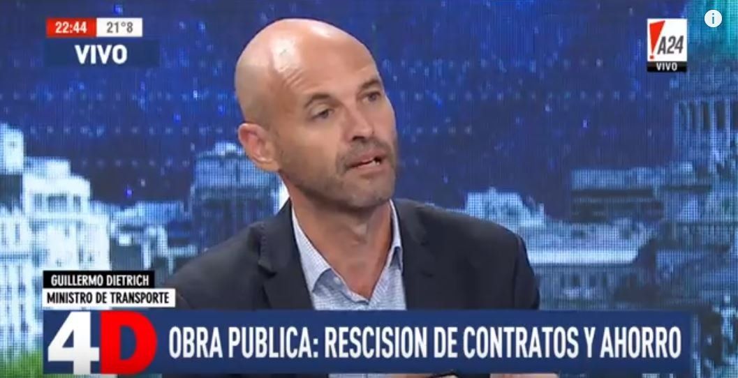 Odebrecht y el soterramiento del Sarmiento: No se puede rescindir una obra porque se te ocurre, dijo Dietrich